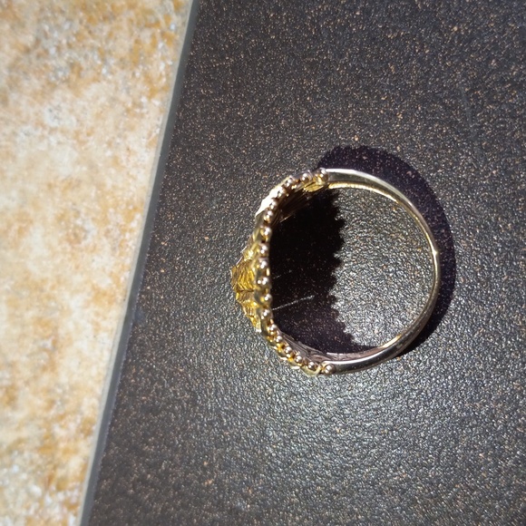 14k Gold Flexable Style Ring 8 1/2 - Picture 11 of 12